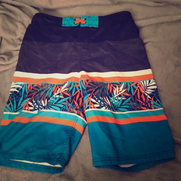 BOYS CHEROKEE YELLOW SWIM TRUNKS~12//14~16//18~NWT